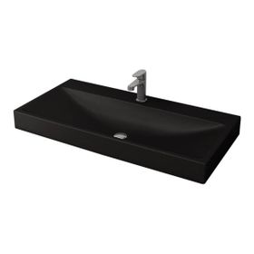 Bocchi Scala Arch 100 cm Mat Siyah Tezgah Üstü Lavabo