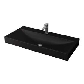 Bocchi Scala Arch 100 cm Mat Siyah Tezgah Üstü Lavabo