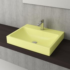 Bocchi Scala Arch 60 cm Mat Sarı Tezgah Üstü Lavabo