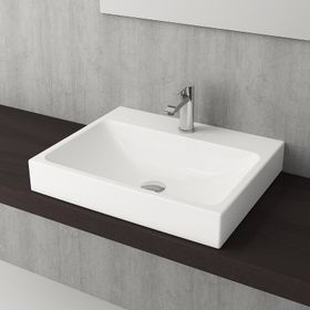 Bocchi Scala Arch 60 cm Parlak Beyaz Tezgah Üstü Lavabo