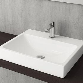 Bocchi Scala Arch 60 cm Parlak Beyaz Tezgah Üstü Lavabo