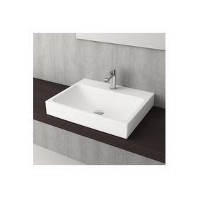 Bocchi Scala Arch 60 cm Parlak Beyaz Tezgah Üstü Lavabo