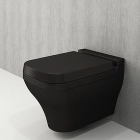 Bocchi Scala Arch Mat Siyah Asma Klozet ve Kapak