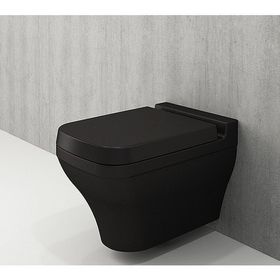 Bocchi Scala Arch Mat Siyah Asma Klozet ve Kapak