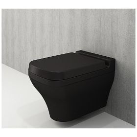 Bocchi Scala Arch Mat Siyah Asma Klozet ve Kapak
