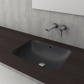 Bocchi Scala Mat Antrasit 55 cm Tezgah Altı Lavabo