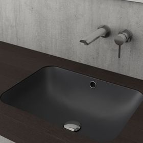 Bocchi Scala Mat Antrasit 55 cm Tezgah Altı Lavabo