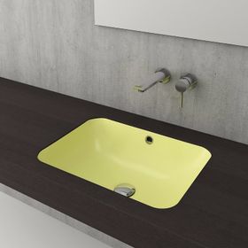 Bocchi Scala Mat Sarı 55 cm Tezgah Altı Lavabo