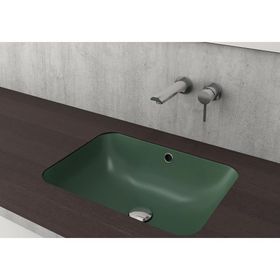 Bocchi Scala Mat Yeşil 55 cm Tezgah Altı Lavabo
