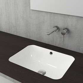 Bocchi Scala Parlak Beyaz 55 cm Tezgah Altı Lavabo