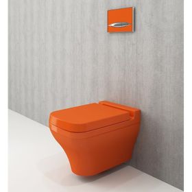 Bocchi Scala Parlak Turuncu 55 cm Tezgah Altı Lavabo
