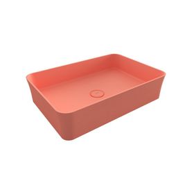 Bocchi Slim Line 55x38 cm Mat Somon Dikdörtgen İnce Kenar Lavabo