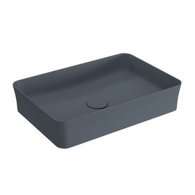Bocchi Slim Line Dikdörtgen 55X38 cm Mat Antrasit Lavabo