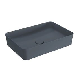 Bocchi Slim Line Dikdörtgen 55X38 cm Mat Antrasit Lavabo