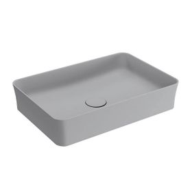 Bocchi Slim Line Dikdörtgen 55X38 cm Mat Gri Lavabo