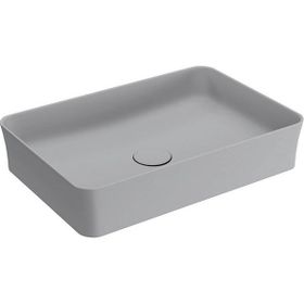 Bocchi Slim Line Dikdörtgen 55X38 cm Mat Gri Lavabo