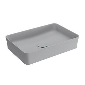 Bocchi Slim Line Dikdörtgen 55X38 cm Mat Gri Lavabo