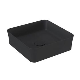 Bocchi Slim Line Kare 38X38 cm Mat Siyah Lavabo