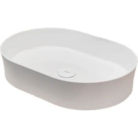 Bocchi Slim Line Oval 55X38 cm Mat Antrasit Lavabo