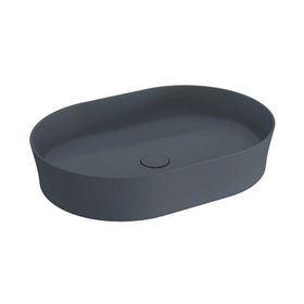 Bocchi Slim Line Oval 55X38 cm Mat Antrasit Lavabo