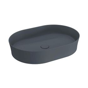 Bocchi Slim Line Oval 55X38 cm Mat Antrasit Lavabo