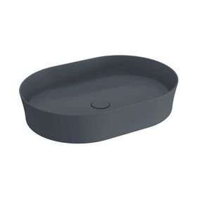 Bocchi Slim Line Oval 55X38 cm Mat Antrasit Lavabo