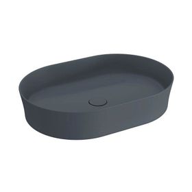 Bocchi Slim Line Oval 55X38 cm Mat Antrasit Lavabo