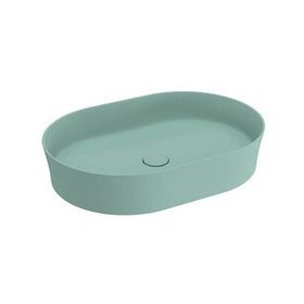 Bocchi Slim Line Oval 55X38 cm Mat Yeşil Lavabo
