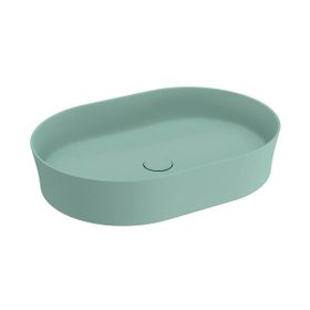 Bocchi Slim Line Oval 55X38 cm Mat Yeşil Lavabo