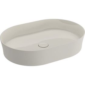 Bocchi Slim Line Oval 55X38 cm Parlak Bisküvi Lavabo