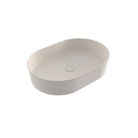 Bocchi Slim Line Oval 55X38 cm Parlak Bisküvi Lavabo