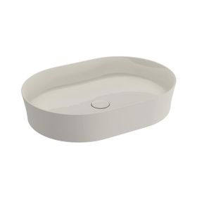Bocchi Slim Line Oval 55X38 cm Parlak Bisküvi Lavabo