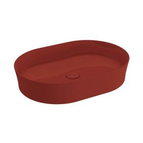 Bocchi Slim Line Oval 55X38 cm Parlak Kırmızı Lavabo
