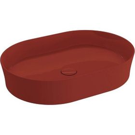Bocchi Slim Line Oval 55X38 cm Parlak Kırmızı Lavabo