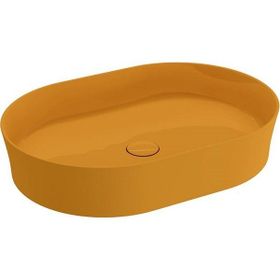 Bocchi Slim Line Oval 55X38 cm Parlak Mandalina Sarısı Lavabo