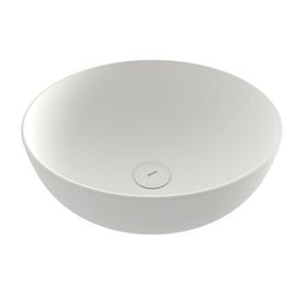 Bocchi Slim Line Yuvarlak 38 cm Mat Beyaz Lavabo