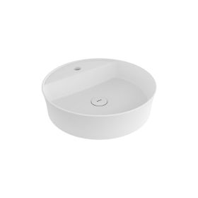 Bocchi Slim Line Yuvarlak 38 cm Mat Beyaz Lavabo