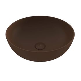 Bocchi Slim Line Yuvarlak 38 cm Mat Kahve Lavabo