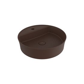Bocchi Slim Line Yuvarlak 38 cm Mat Kahve Lavabo