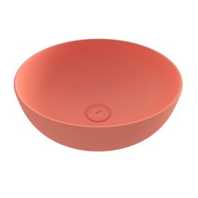 Bocchi Slim Line Yuvarlak 38 cm Mat Somon Lavabo