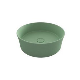 Bocchi Slim Line Yuvarlak 38 cm Mat Yeşil Lavabo