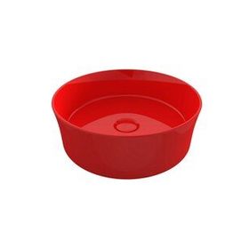 Bocchi Slim Line Yuvarlak 38 cm Parlak Kırmızı Lavabo