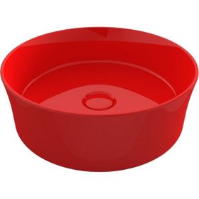 Bocchi Slim Line Yuvarlak 38 cm Parlak Kırmızı Lavabo