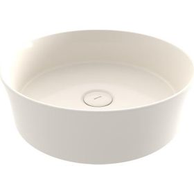 Bocchi Sottile Slim Line 60x38 cm Parlak Bisküvi Batarya Banklı Tezgah Üstü Dikdörtgen Lavabo
