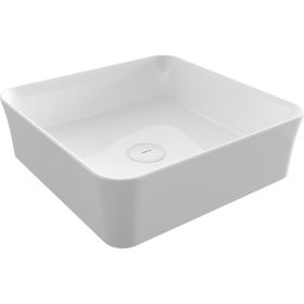 Bocchi Sottile Slim Tezgah Üstü Kare 38x38 cm Beyaz Lavabo