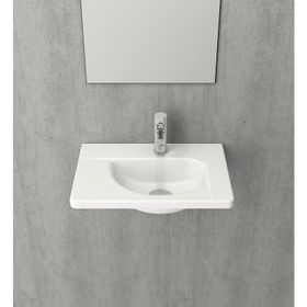 Bocchi Taormina Arch 45 cm Mat Beyaz Lavabo