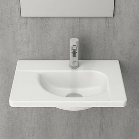 Bocchi Taormina Arch 45 cm Mat Beyaz Lavabo