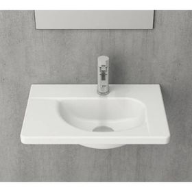 Bocchi Taormina Arch 45 cm Mat Beyaz Lavabo