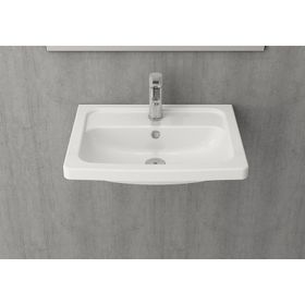 Bocchi Taormina Pro 57 cm Parlak Beyaz Lavabo