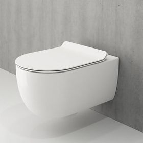 Bocchi V-Tondo Rimless Kanalsız Mat Beyaz Asma Klozet